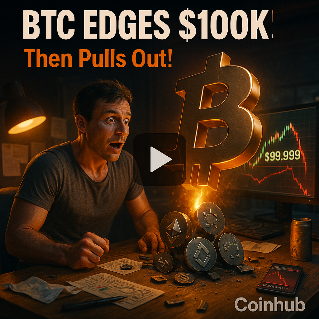 BTC EDGES $100K Then Pulls Out!