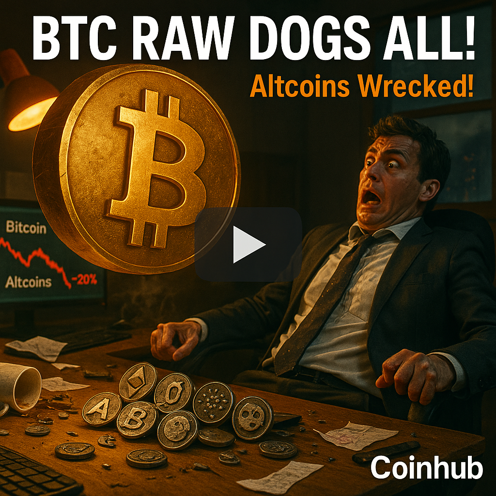 Bitcoin RAW DOGGING the Entire Altcoin Market