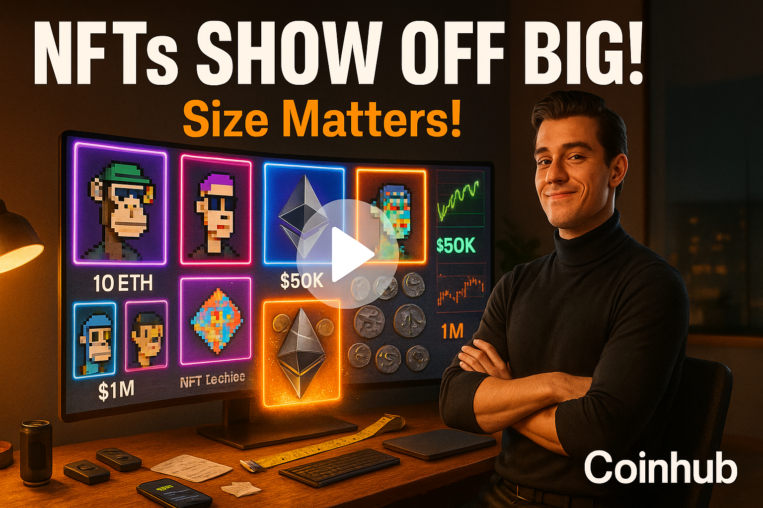 NFTs SHOW OFF BIG! Size Matters!